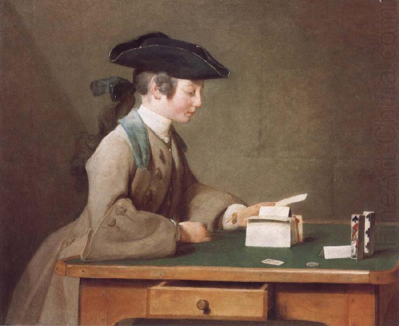 The House of Cards, Jean Baptiste Simeon Chardin